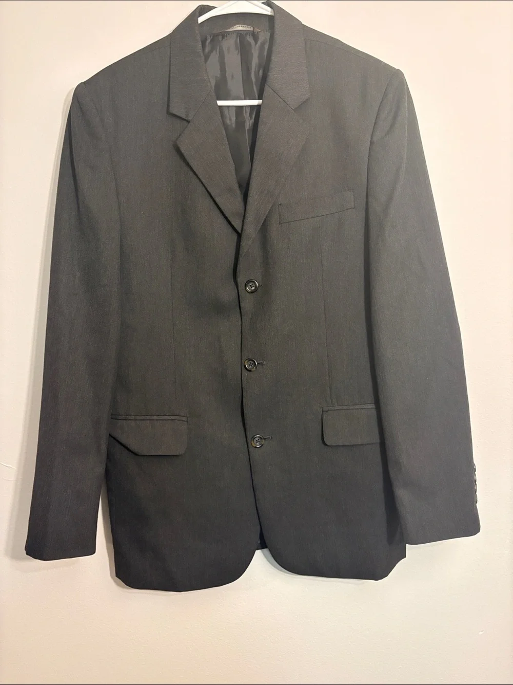 Suit jacket Dark Gray Single-Breasted Blazer 3 button
